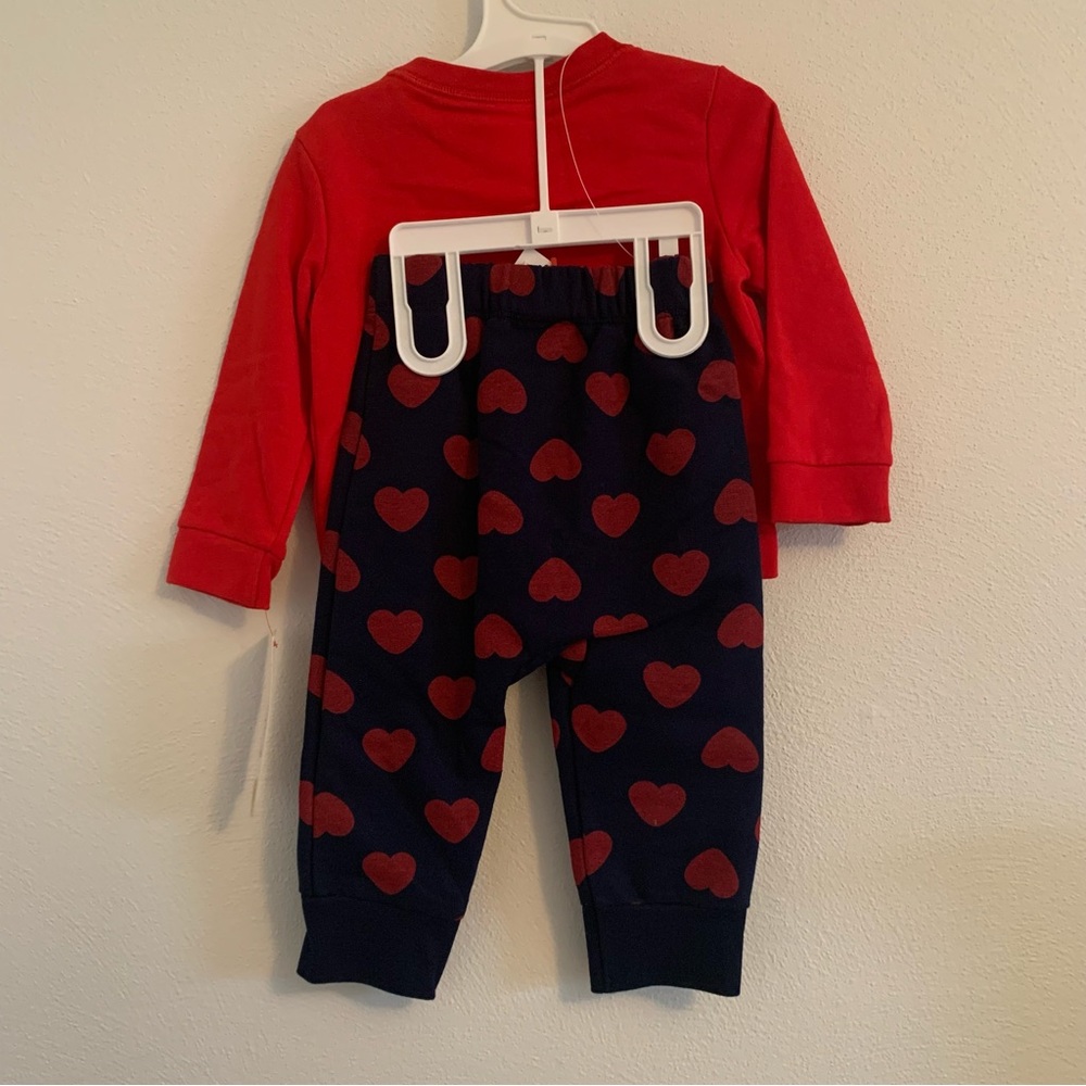 No longer for sale! Size 12M 2 piece littlest valentines matching set - Picture 3 of 4